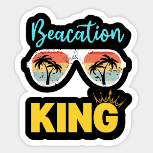 Baecation King 2023 Couples Bae King Vacation Holiday Trip Sticker